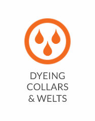 Dyeing Collars & Welts